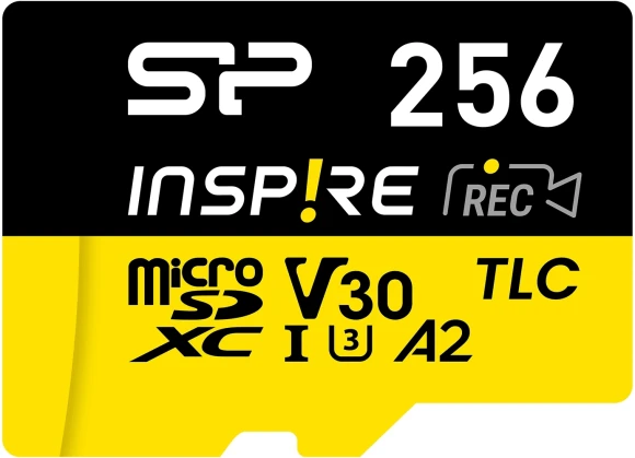 Флеш карта microSDXC 256GB Silicon Power SP256GBSTXLA2V1N Inspire V30 A2 w/o adapter
