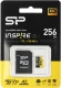 Флеш карта microSDXC 256GB Silicon Power SP256GBSTXLA2V1N Inspire V30 A2 w/o adapter