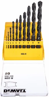 Набор сверл DeWalt DT5911-QZ по металлу (10пред.) для шуруповертов/дрелей Набор сверл DeWalt DT5911-QZ по металлу (10пред.) для шуруповертов/дрелей