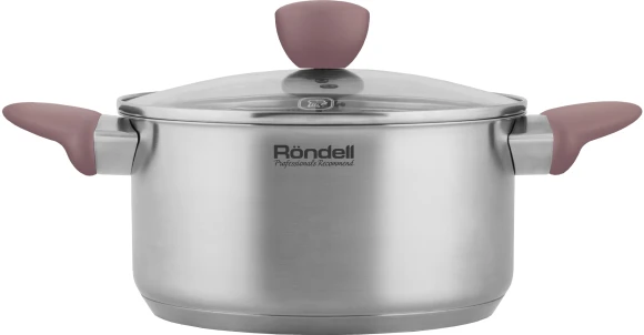 Кастрюля Rondell Bueno RDS-1587 2.8л. d=20см (с крышкой) стальной