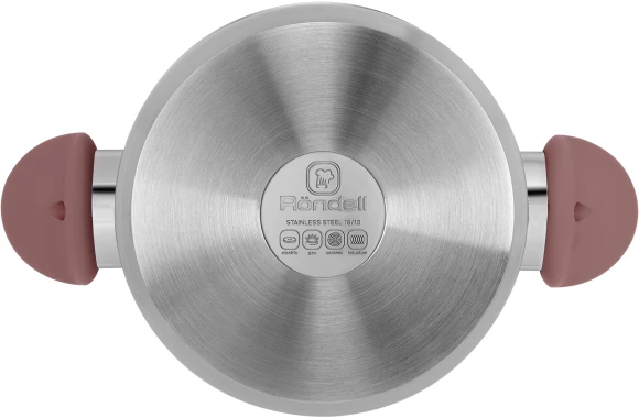 Кастрюля Rondell Bueno RDS-1587 2.8л. d=20см (с крышкой) стальной