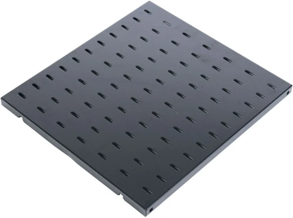 Полка стационарная ЦМО СВ-62-9005 0.5U нагр.:45кг. 19.53" 622мм черный (упак.:1шт)