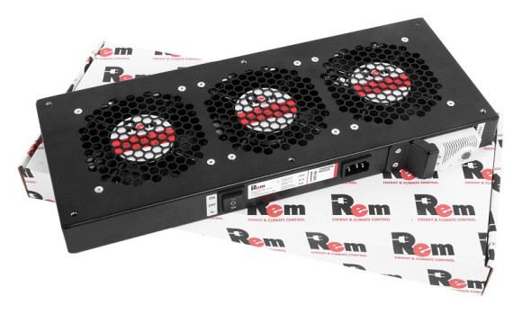 Модуль вентиляторный Rem (R-FAN-3T-9005) 3 вент. с термостатом черный (упак.:1шт) Модуль вентиляторный Rem (R-FAN-3T-9005) 3 вент. с термостатом черный (упак.:1шт)