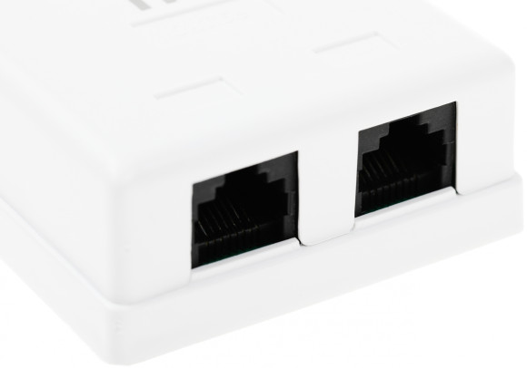 Розетка ITK CS2-1C5EU-22 настен.RJ45 2 кат.5E UTP бел. (упак.:1шт)