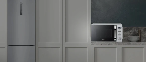 Микроволновая Печь Haier HMB-DM208SA 20л. 800Вт серебристый