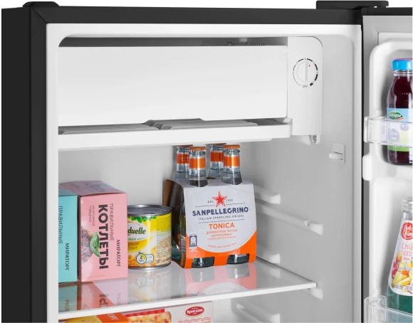 Холодильник Maunfeld MFF83B 1-нокамерн. черный мат. Холодильник Maunfeld MFF83B 1-нокамерн. черный мат.