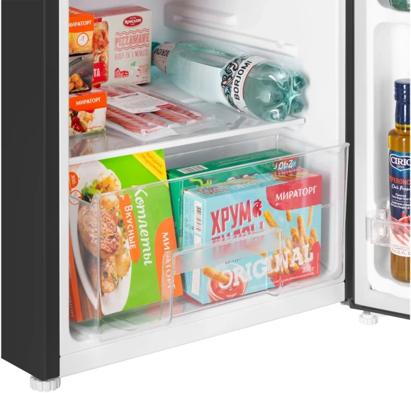 Холодильник Maunfeld MFF83B 1-нокамерн. черный мат. Холодильник Maunfeld MFF83B 1-нокамерн. черный мат.