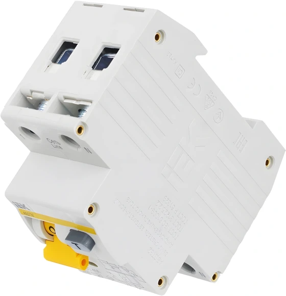 Выключатель автом. дифф. тока IEK MAD22-5-016-C-30 АВДТ 32 16A тип C 6kA 30мА A 1П+Н 230В 2мод белый (упак.:1шт) Выключатель автом. дифф. тока IEK MAD22-5-016-C-30 АВДТ 32 16A тип C 6kA 30мА A 1П+Н 230В 2мод белый (упак.:1шт)