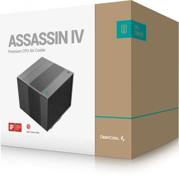 Устройство охлаждения(кулер) Deepcool Assassin IV Soc-AM5/AM4/1200/2066/1700/1851 черный 4-pin 29.3dB Al+Cu 280W 1575gr Ret (R-ASN4-BKNNMT-G) Устройство охлаждения(кулер) Deepcool Assassin IV Soc-AM5/AM4/1200/2066/1700/1851 черный 4-pin 29.3dB Al+Cu 280W 1575gr Ret (R-ASN4-BKNNMT-G)