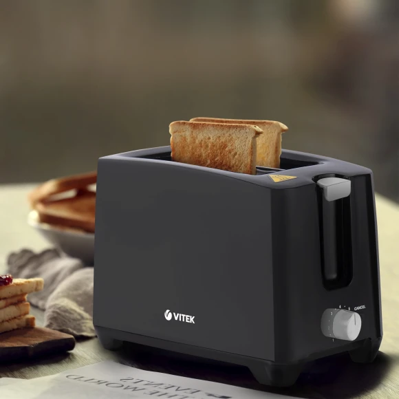 Тостер Vitek Midnight VT-1574 750Вт черный