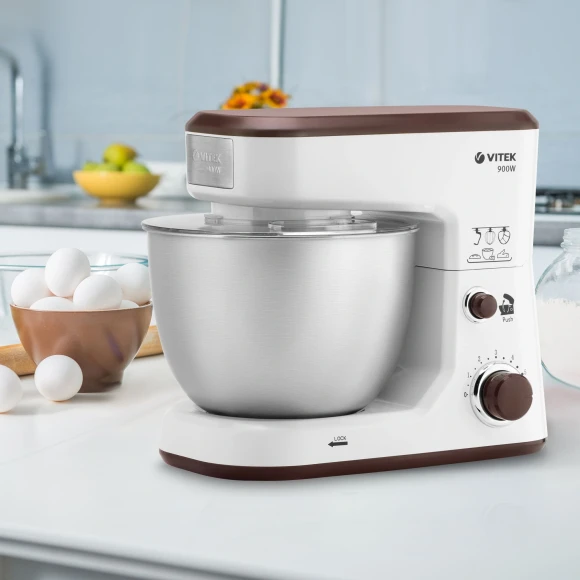 Миксер планетарный Vitek VT-1433 900Вт белый Миксер планетарный Vitek VT-1433 900Вт белый