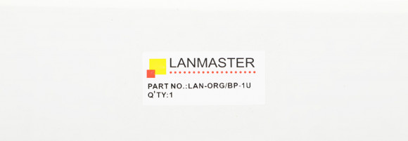 Кабельный органайзер горизонтальный Lanmaster LAN-ORG/BP-1U двухсторонний щетки 1U шир.:19" Кабельный органайзер горизонтальный Lanmaster LAN-ORG/BP-1U двухсторонний щетки 1U шир.:19"