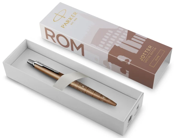 Ручка шариков. Parker Jotter Global Icons SE Rome K179 (2198197) бронзовый M син. черн. подар.кор. Ручка шариков. Parker Jotter Global Icons SE Rome K179 (2198197) бронзовый M син. черн. подар.кор.