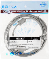 Кабель USB A(m) USB B(m) 3м феррит.кольца серый Кабель USB A(m) USB B(m) 3м феррит.кольца серый