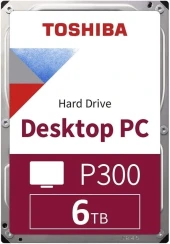 Жесткий диск Toshiba SATA-III 6TB HDWD260UZSVA Desktop P300 4KN (5400rpm) 128Mb 3.5" Жесткий диск Toshiba SATA-III 6TB HDWD260UZSVA Desktop P300 4KN (5400rpm) 128Mb 3.5"