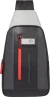 Рюкзак слинг мужской Piquadro Urban CA6540UB00/GRN серый/черный натур.кожа