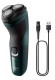 Бритва роторная Philips X3002/00 реж.эл.:3 питан.:аккум. зеленый/черный