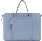 Деловая сумка женская Piquadro Circle CA4021W92/BECU с отделением для ноутбука 15.6" бежевая натур.кожа