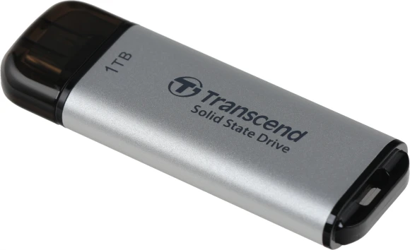 Накопитель SSD Transcend USB-C 1TB TS1TESD300S ESD300 серебристый