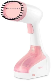 Отпариватель ручной Kitfort КТ-9233 1000Вт белый/розовый Отпариватель ручной Kitfort КТ-9233 1000Вт белый/розовый
