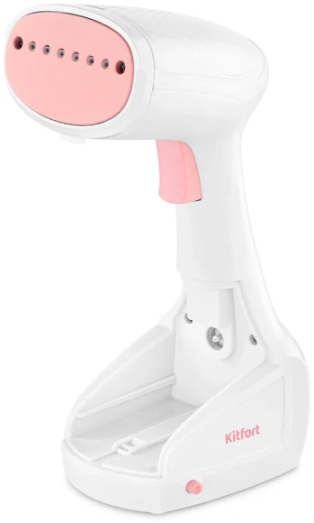 Отпариватель ручной Kitfort КТ-9233 1000Вт белый/розовый Отпариватель ручной Kitfort КТ-9233 1000Вт белый/розовый
