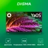 Телевизор LED Digma 40" DM-LED40SBB33 Яндекс.ТВ Frameless Metal черный FULL HD 60Hz DVB-T DVB-T2 DVB-C DVB-S DVB-S2 USB WiFi Smart TV