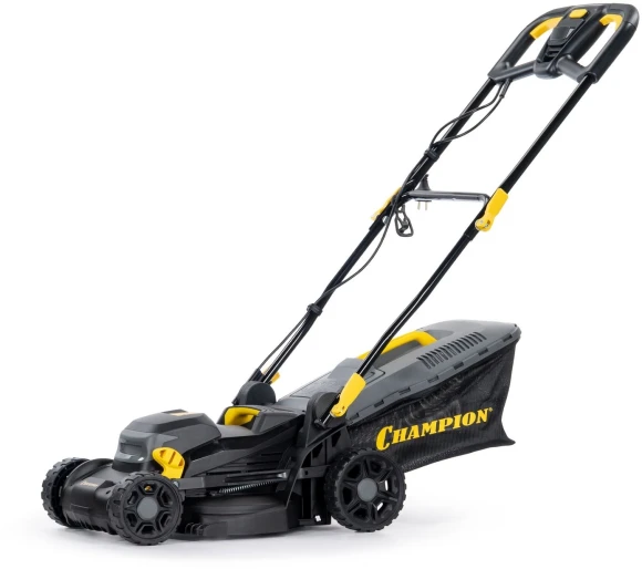 Газонокосилка роторная Champion EM3414 1400Вт