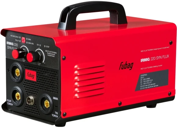 Сварочный полуавтомат Fubag IRMIG 220 SYN ФЛЮС (FLUX) инвертор ММА/FLUS 11.3кВт