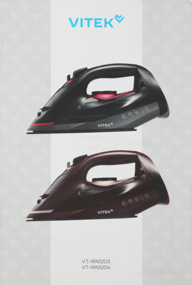 Утюг Vitek VT-IRN1204 2400Вт бордовый