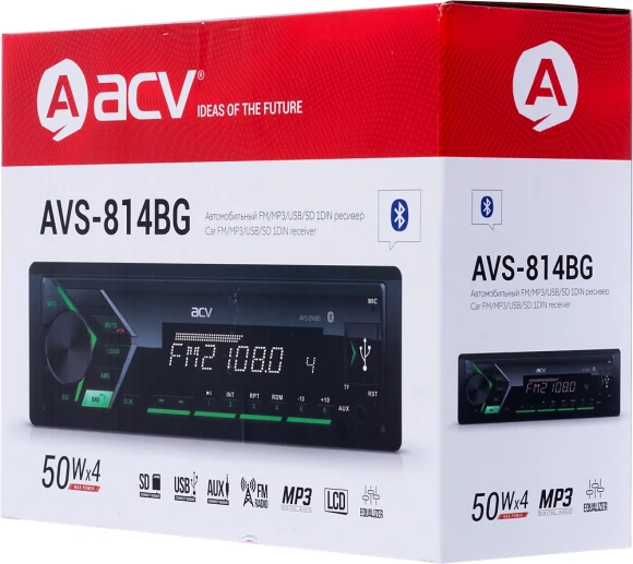 Автомагнитола ACV AVS-814BG 1DIN 4x50Вт (34491) Автомагнитола ACV AVS-814BG 1DIN 4x50Вт (34491)