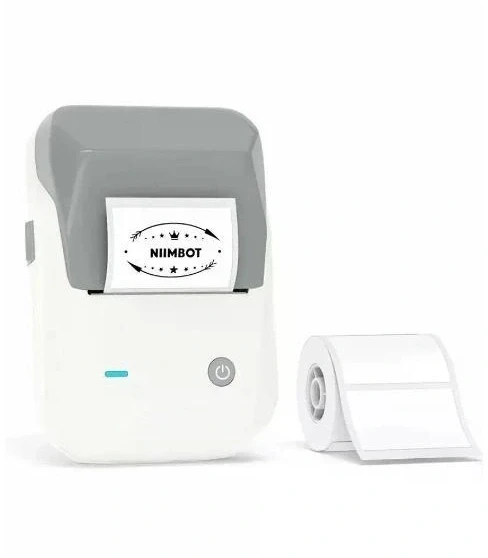 Термопринтер Niimbot B1 (1746795) 203dpi 50мм/с/USB/BT для печ.этик. серый Термопринтер Niimbot B1 (1746795) 203dpi 50мм/с/USB/BT для печ.этик. серый