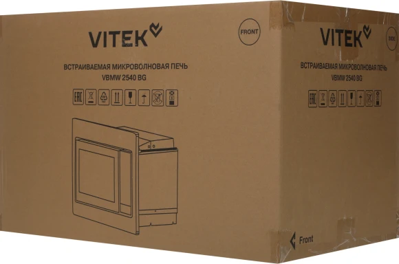 Микроволновая печь Vitek VBMW 2540 BG 25л. 850Вт черный (встраиваемая) Микроволновая печь Vitek VBMW 2540 BG 25л. 850Вт черный (встраиваемая)